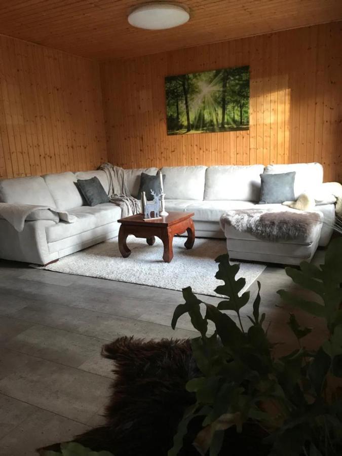 Kranich-Holzferienhaus 'Kleine Auszeit' Rehden Exteriör bild