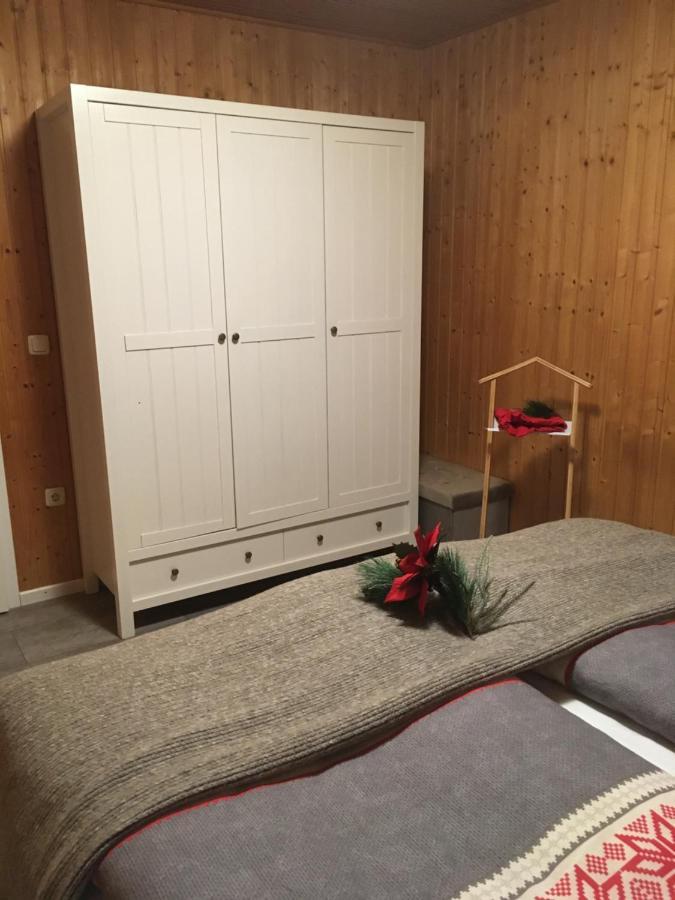 Kranich-Holzferienhaus 'Kleine Auszeit' Rehden Exteriör bild